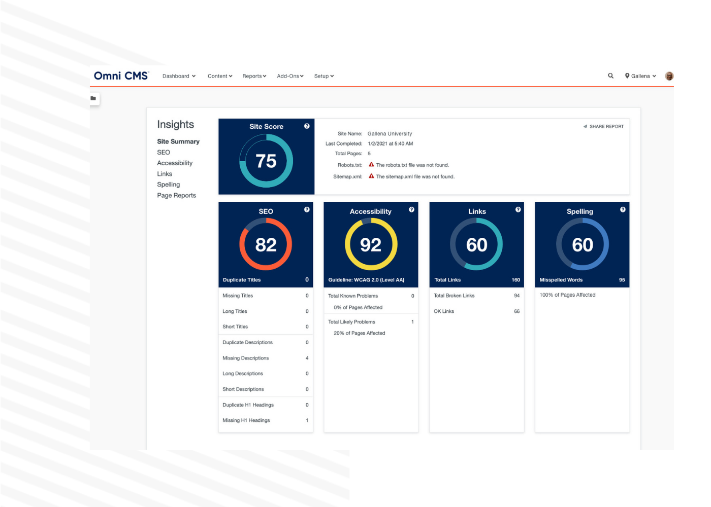 Get a free accessibility scan of your website!