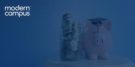 a piggy bank with a graduation cap